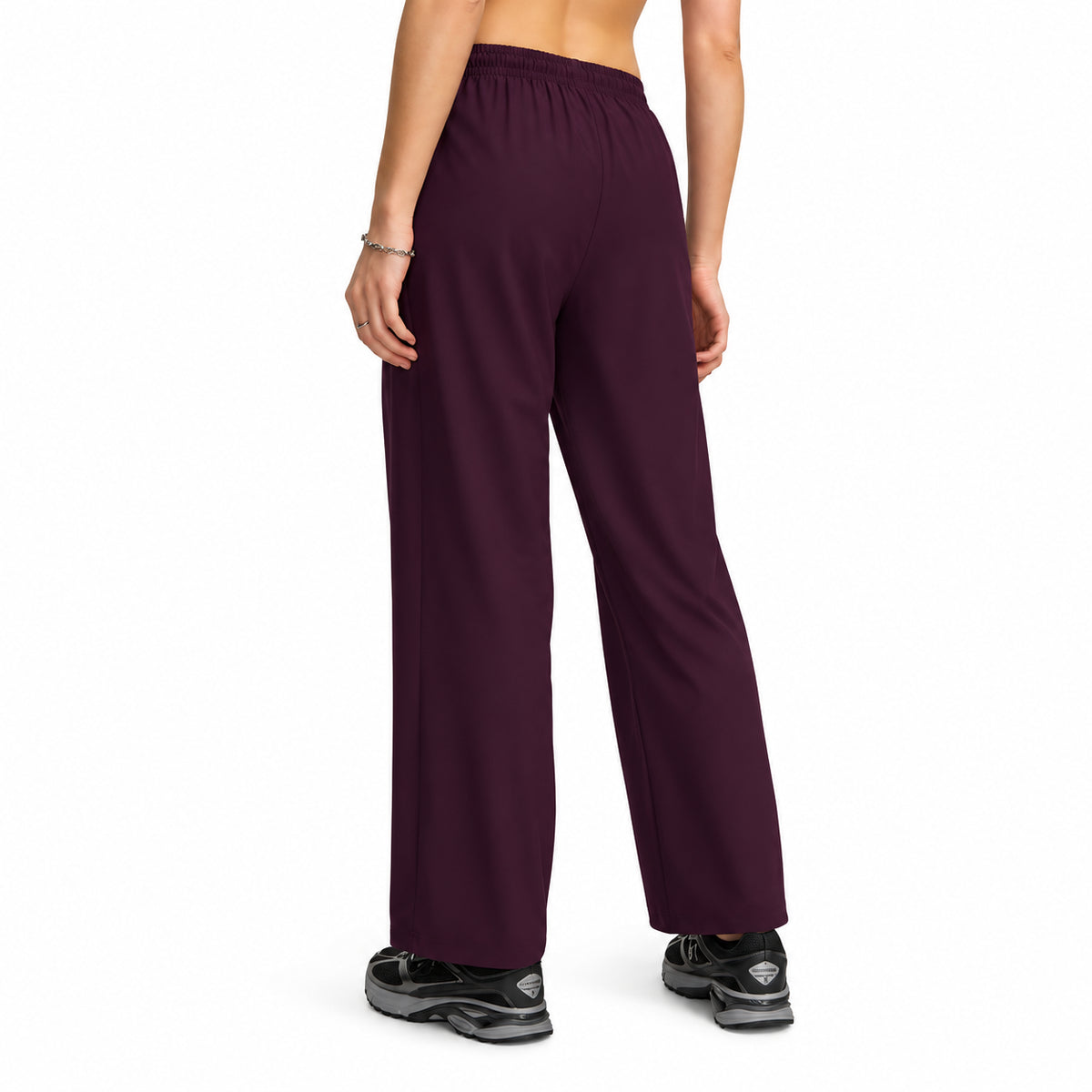 Under Armour Rival Woven Core Pant – Pantaloni sportivi donna viola in tessuto woven – 6013564-526