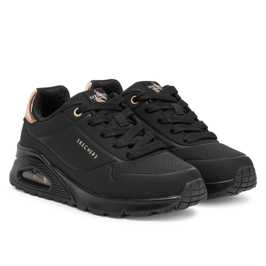 Skechers Uno Gen1 Shimmer Away – Sneaker Donna Nera