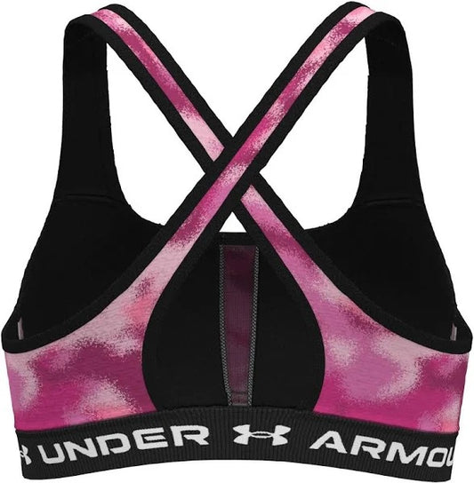 UNDER ARMOUR CROSSBACK MID PRINT 1361042-686