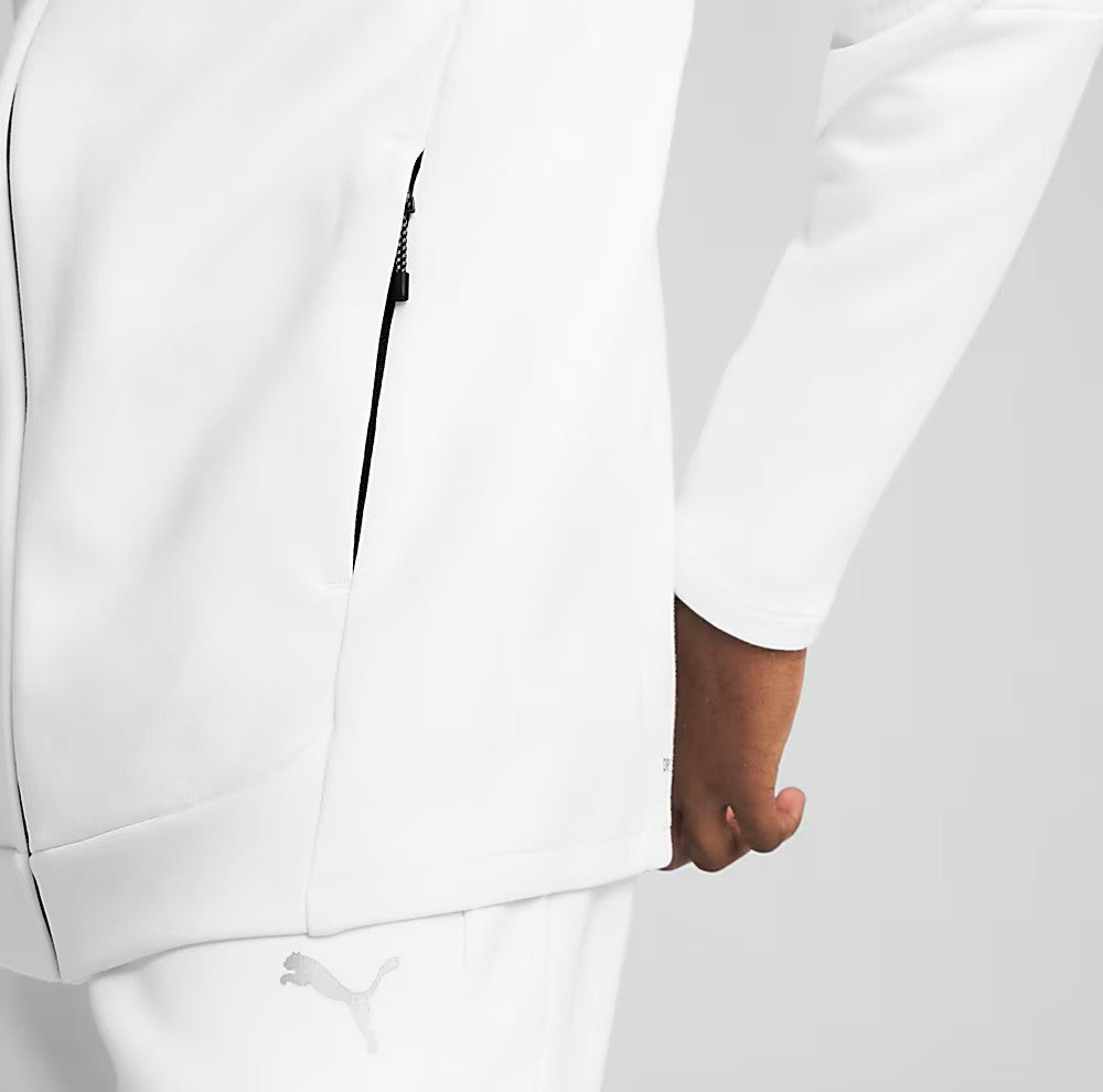PUMA EVOSTRIPE FULL-ZIP HOODIE DK WHITE 684613-02