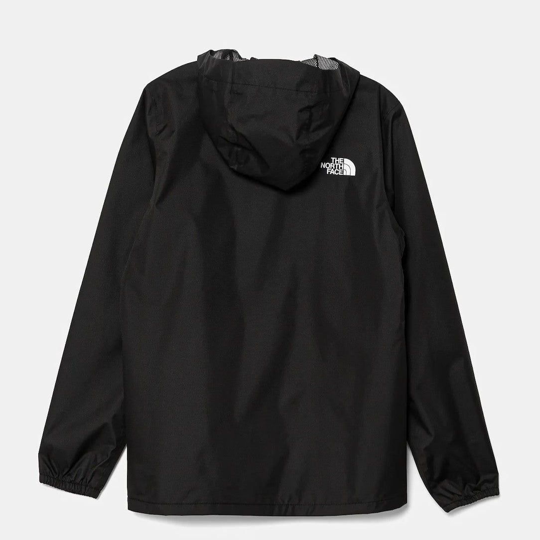 THE NORTH FACE TEEN ZIPLINE RAIN JACKET TNF BLACK NF0A8B7ZJK31