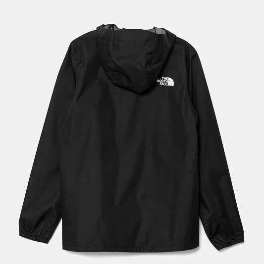 THE NORTH FACE TEEN ZIPLINE RAIN JACKET TNF BLACK NF0A8B7ZJK31