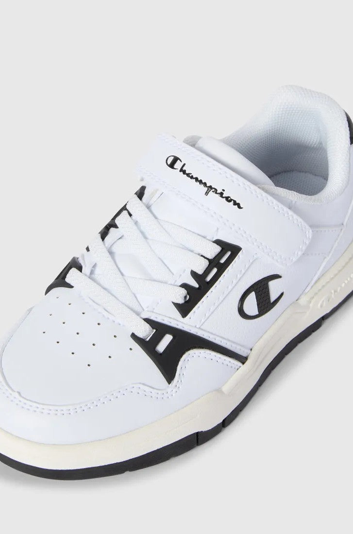 CHAMPION RD18 HERITAGE EVOLVE B PS LOW CUT SHOE WHT/NBK/NATL S33201-WW015