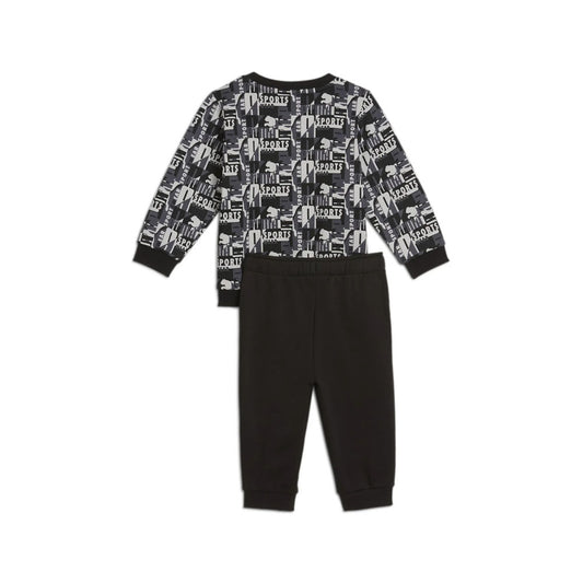 PUMA MINICATS AOP CREW JOGGER FL INF PUMA BLACK 683327-01