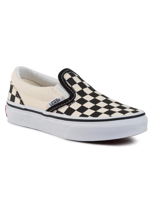 VANS Classic Slip-On (Checkerboard) Black/Wht VN000ZBUEO11