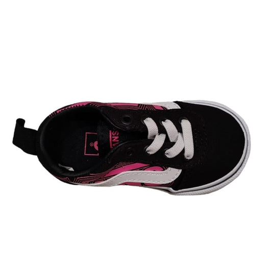 VANS VANS WARD SLIP-ON NERO-FUCSIA VN0A3QU1PIB1
