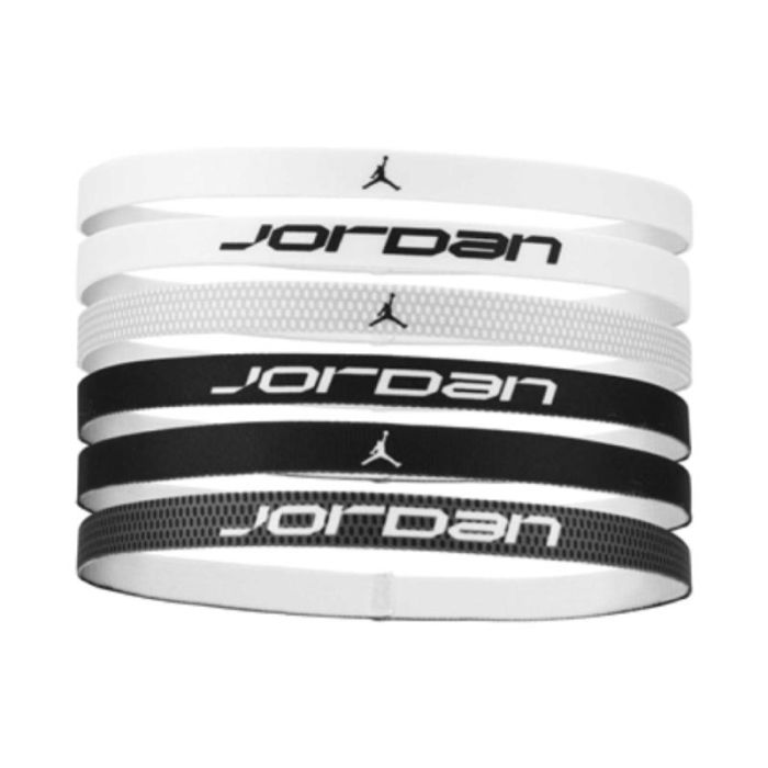 NIKE JOR HEADBANDS 6PK BK/WH/BK J1011996036OS