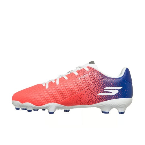 Skechers JR Youth FG – Scarpe da calcio bambino corallo in pelle sintetica – 252161L-BBLP
