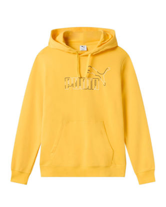 PUMA ESS HOODIE BIG LOGO TR YELLOW 688909-55