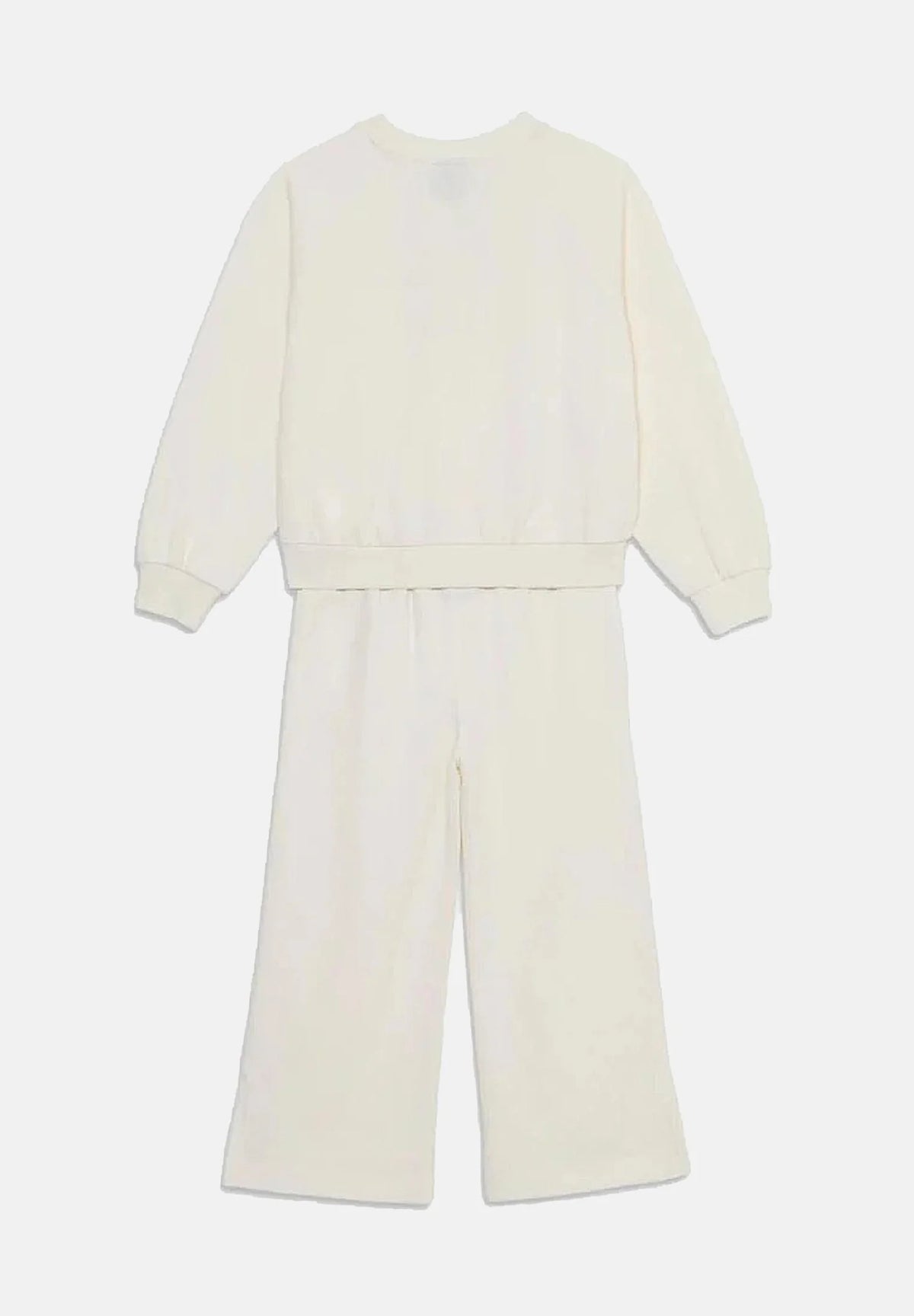 CONVERSE CNVG RAGLAN CREW & PANT SET EGRET 3CH415-W2Y