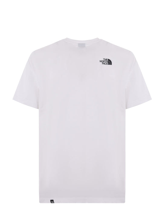 THE NORTH FACE M S/S SIMPLE DOME TEE TNF WHITE NF0A87NGFN41