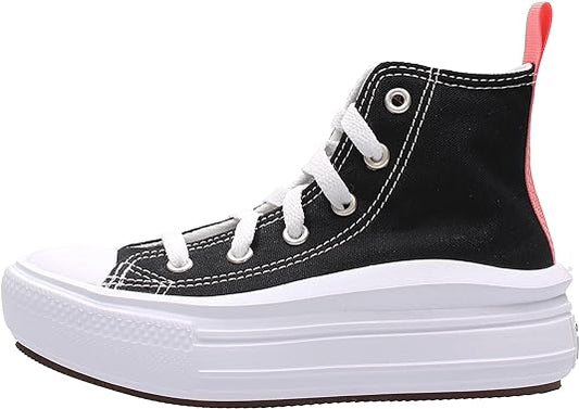 CONVERSE CTAS MOVE HI BLACK/PINK SALT/WHITE 371527C