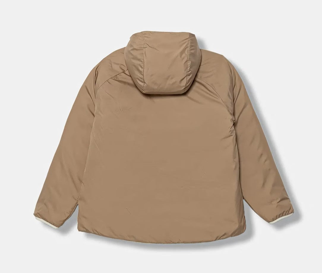 THE NORTH FACE G REVERSIBLE PERRITO HOODED JACKET WHITE DUNE NF0A88UEQLI1