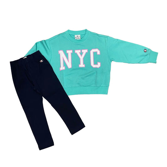 CHAMPION CREWNECK SUIT CCK/NNY 404993-BS049