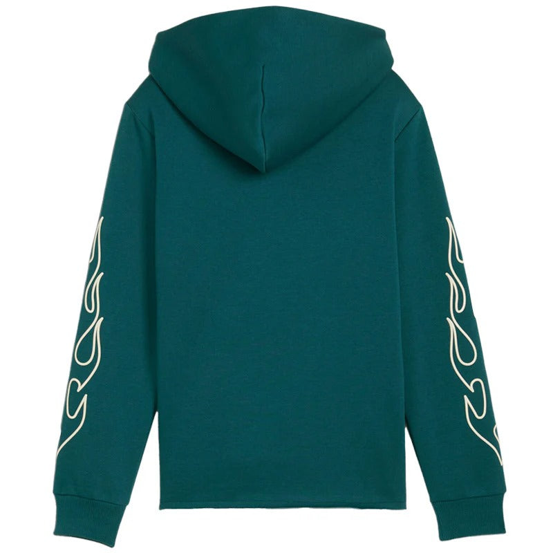 PUMA BASKETBALL CAUTION HOODIE B COLD GREEN 626521-22