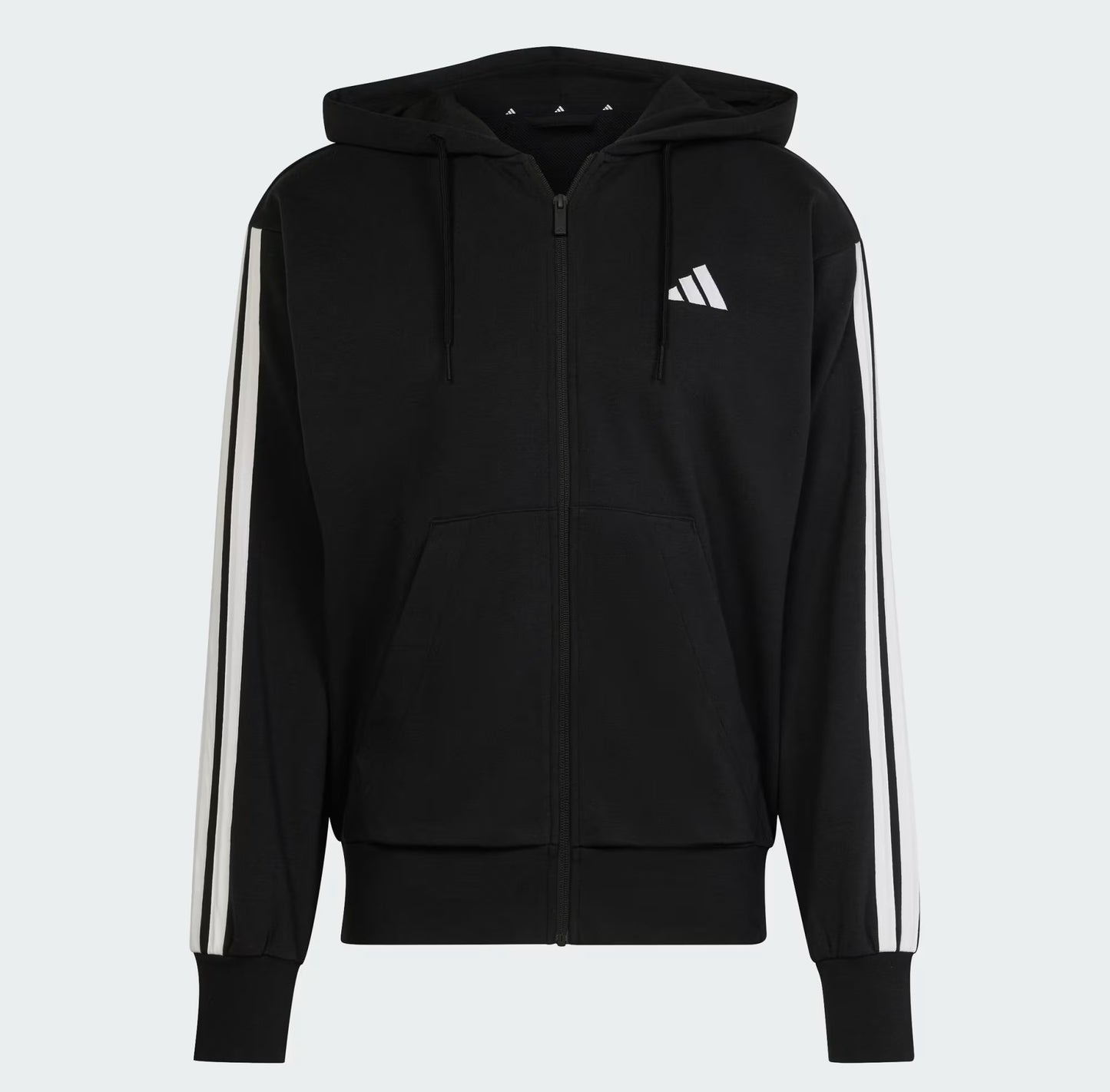 ADIDAS M 3S FT FZ HD BLACK/WHITE JD1877