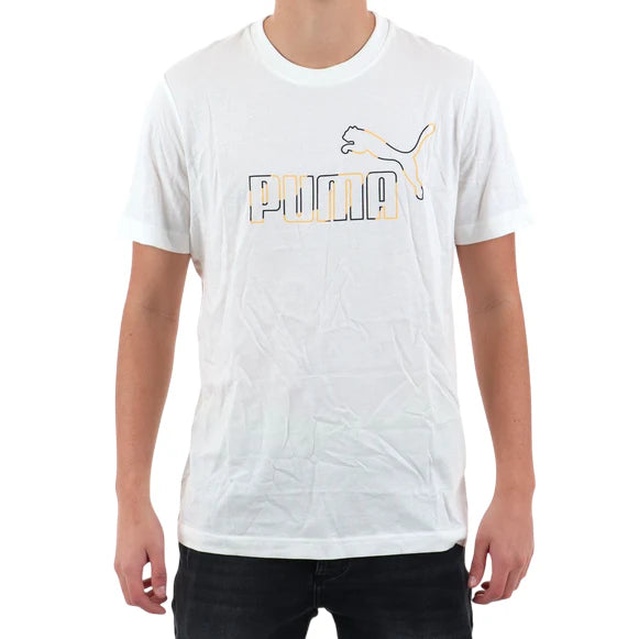 PUMA ESS TEE BIG LOGO WHITE 688913-02