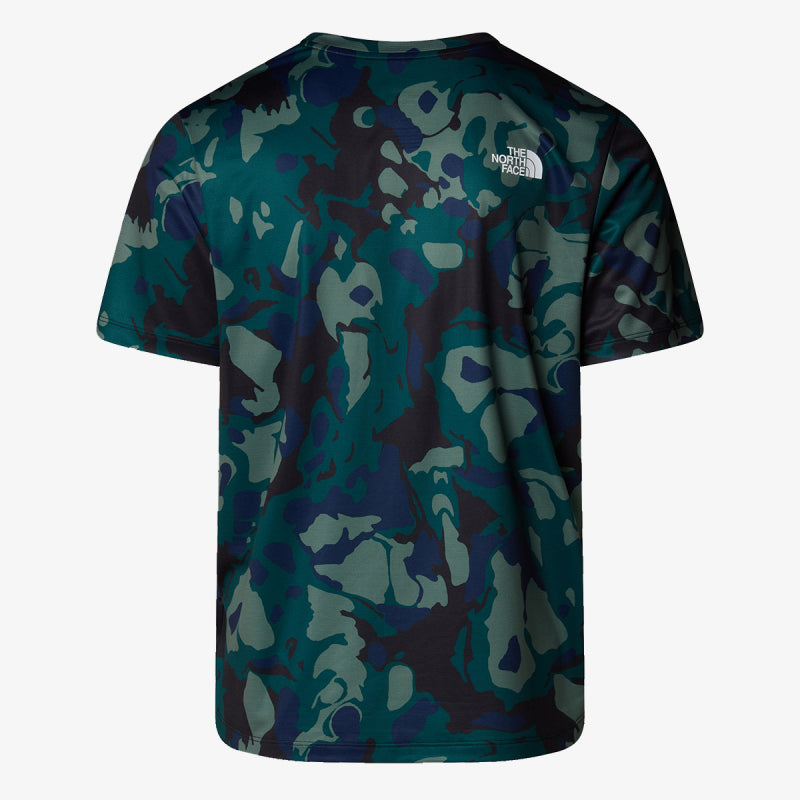 THE NORTH FACE M MA 24/7 S/S TEE AOP DEEP NORI LIGHT SHOW NF0A8BP986U1