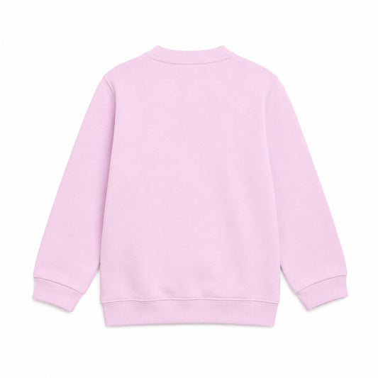 Adidas Tuta Bambina Felpa Girocollo e Pantaloni Rosa KS1259