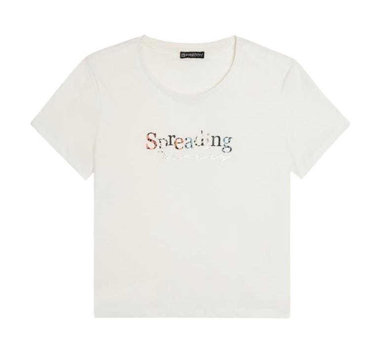 FREDDY T-SHIRT MANICA CORTA BIANCO S25WTEET5-W