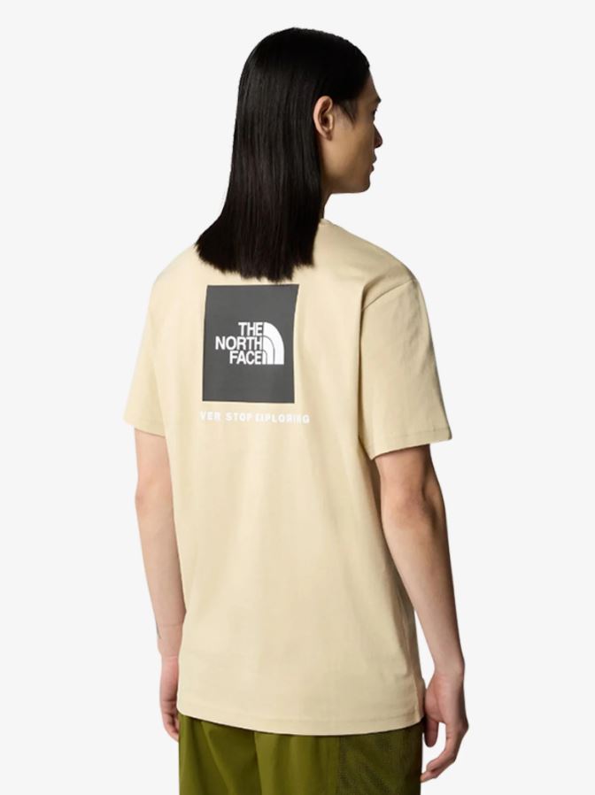THE NORTH FACE M S/S REDBOX TEE GRAVEL NF0A87NP3X41