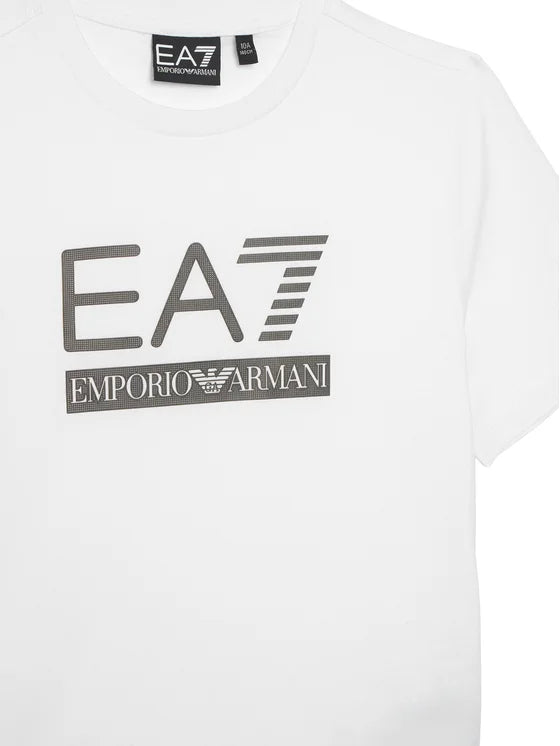 EA7 Emporio Armani T-Shirt 7B000350-U0002 | Maglietta Ragazzi Manica Corta | Bianco