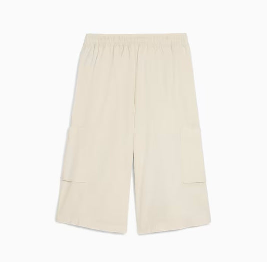 PUMA FUTURE.PUMA.ARCHIVE RELAXED CARGO JORTS 16" WV WHITE 629692-87