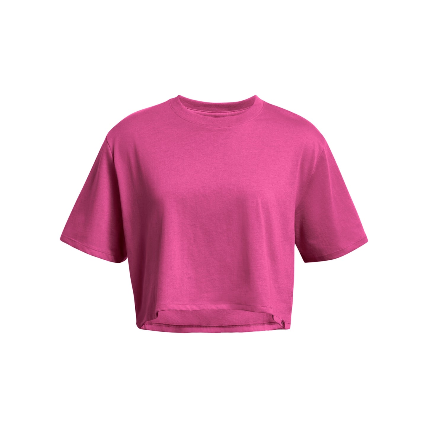UNDER ARMOUR CAMPUS BOXY CROP SS ASTRO PINK 1383644-686