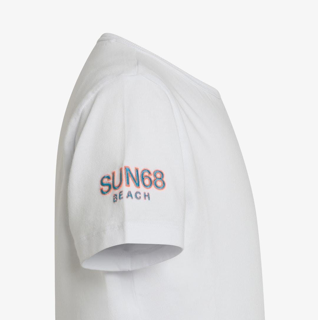 Sun68 BOY'S T-SHIRT SUN68 BEACH LOGO S/S T35340-01