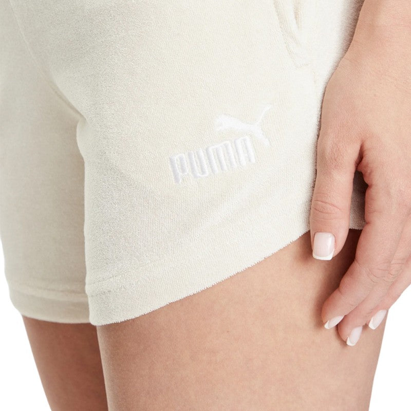 PUMA ESS ELEVATED 5" SHORTS ALPINE SNOW 677946-87