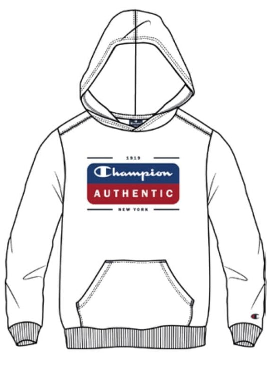 CHAMPION Hooded Sweatshirt WHT 306512-WW001