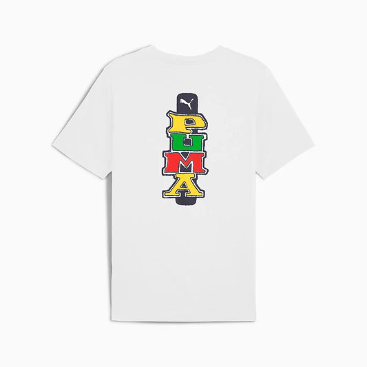 PUMA GRAPHICS PUMA BACK TEE WHITE 684832-02