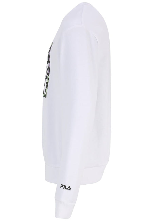 FILA LANGENORLA GRAPHIC CREW SWEAT BRIGHT WHITE FAT0497-10001