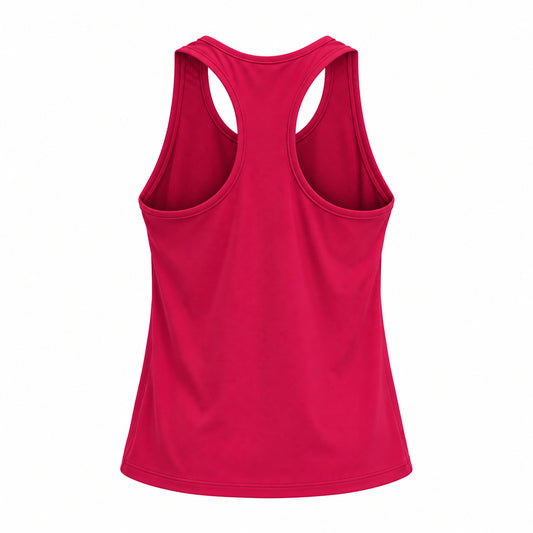 Under Armour Tech Knockout Tank – Canotta sportiva donna bordeaux (Claret) in poliestere – 1389851-622