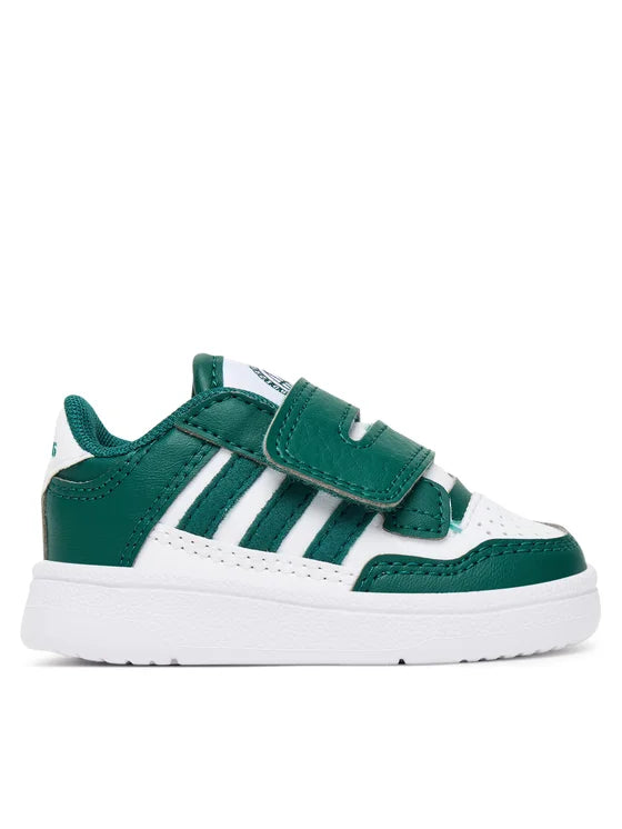 ADIDAS RAPID COURT CF I CGREEN/FTWWHT/FTWWHT JR1023