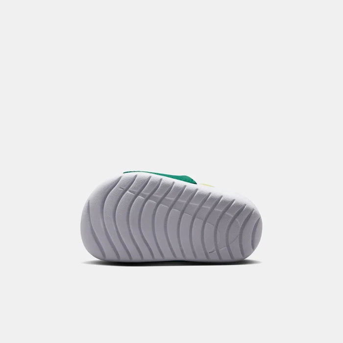 NIKE KAWA SLIDE TD MALACHITE/MTLC GOLD-SONIC YELLOW-WHITE FJ8811-301