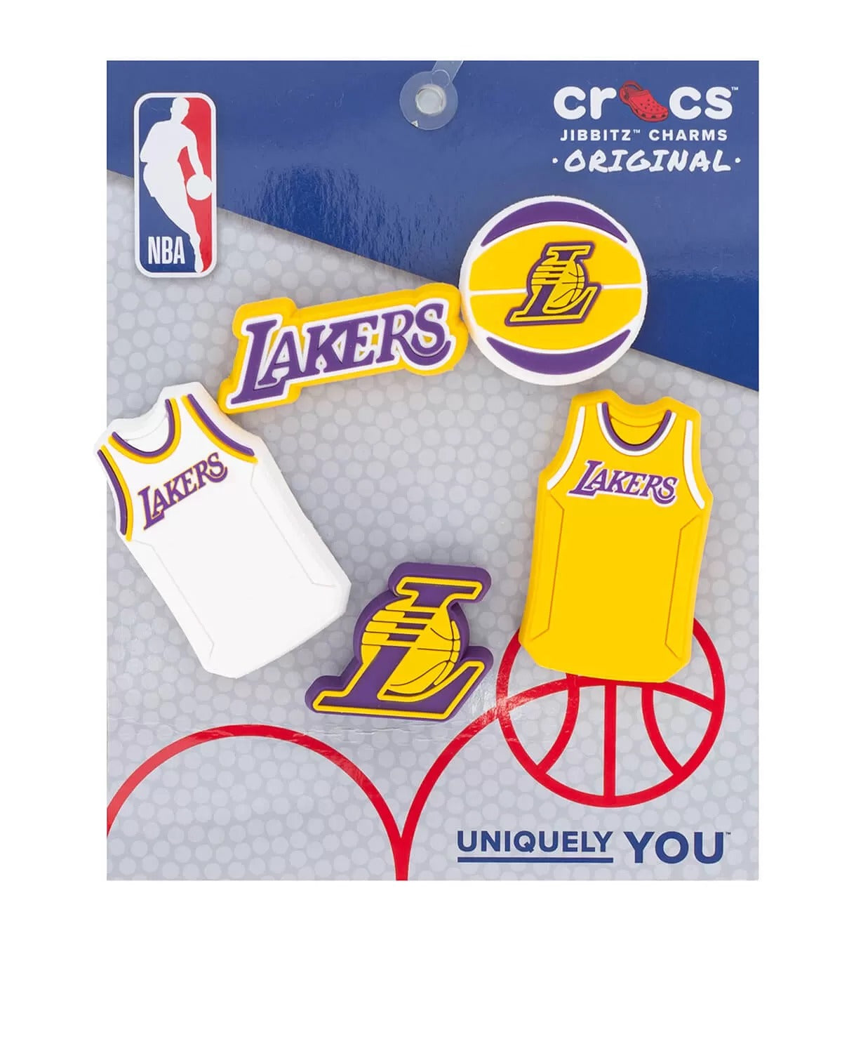 Crocs NBA LA Lakers Elevated 5Pck 3996-JIB-UCOL