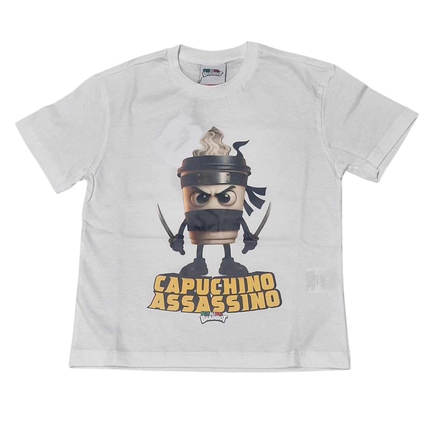 Brainrot T-SHIRT CAPUCHINO ASSASSINO S6IBJBTH003-002