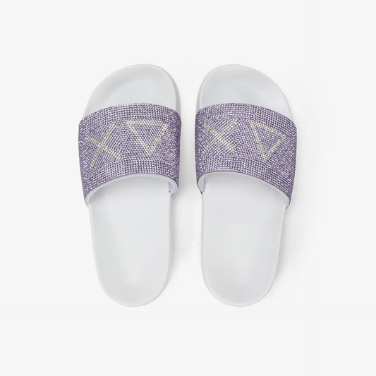 Sun68 GIRL'S SLIPPERS STRASS LOGO X36411-0124