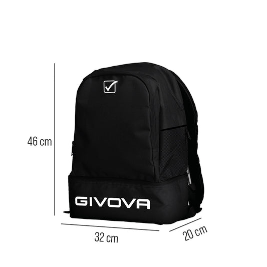 Givova Zaino Calcio Europa B081 2000001063859 – Nero – foto 2