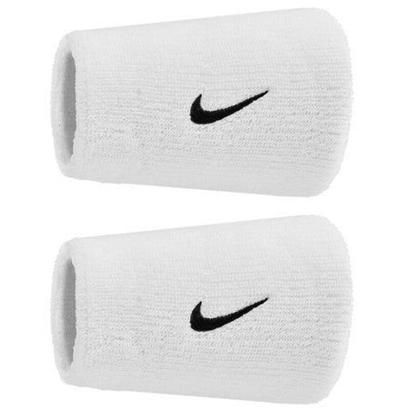 NIKE SWOOSH DW WRISTBANDS WH/BK N1012406101OS