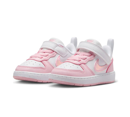 NIKE COURT BOROUGH LOW RECRAFT WHITE/PINK FOAM DV5458-105