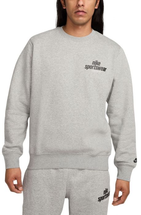 NIKE CLUB DK GREY HEATHER/BLACK HJ2173-063