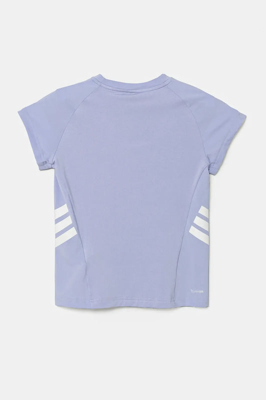 ADIDAS I JG SPR TEE VIOTON/WHITE JJ0993