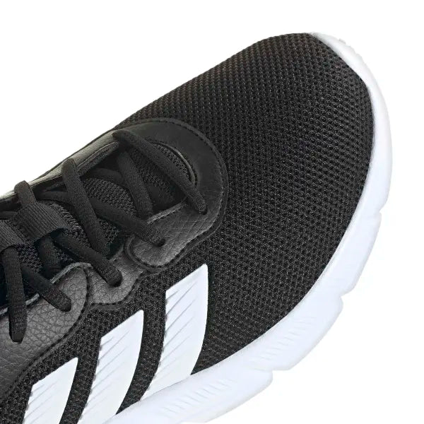Adidas Cloudfoam Flex Laces HQ4854 – Nero/Bianco, scarpe uomo in mesh, modello corsa con lacci per completare il tuo abbigliamento e lo stile sportivo