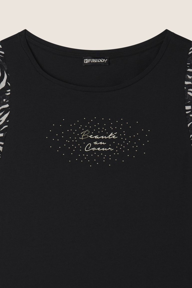 FREDDY CANOTTA BLACK - ZEBRA ANIMALIER S25WSLT6-NAN116