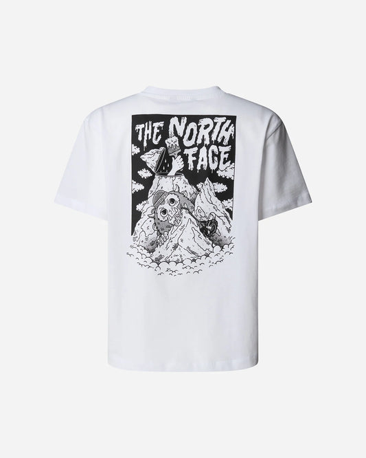 THE NORTH FACE B SPORTS OVERSIZED POCKET SS TEE - GRAPH TNF WHITE NF0A8EAKFN41