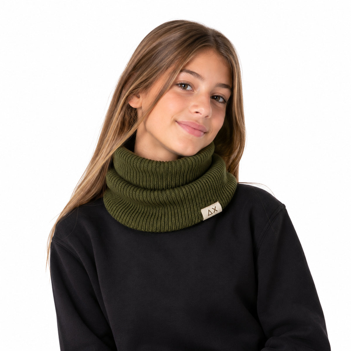 Sun68 Boy's Newwarmer C46303-74 – Verde Militare