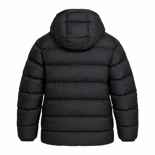 Nike Sportswear All Day Play Therma-FIT Piumino Bambino Unisex Ragazzo Ragazza Imbottitura Sintetica Idrorepellente Nero Bianco S-XL HQ4976-010