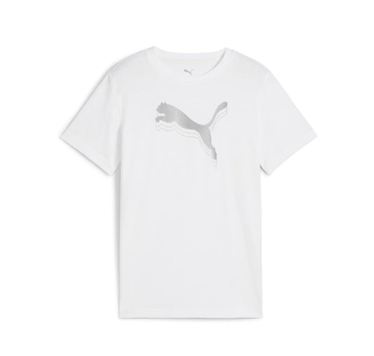 PUMA ESS METALLIC TEE G WHITE 685808-02
